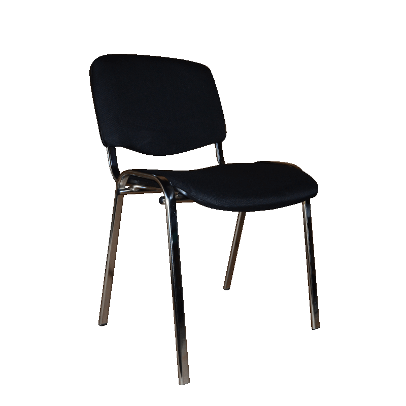 Стілець офісний ПРИМТЕКС ПЛЮС (ISO CHROME) екошкіра, хромований, 500мм